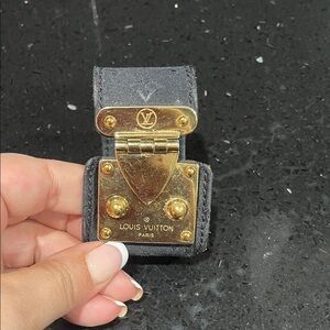 Louis Vuitton Black and Gold bracelet